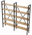Nowoczesny styl regału LOFT na książki Nebraska+R