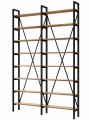 Wysoki minimalistyczny regał w stylu LOFT