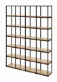Nowoczesny regał w stylu LOFT serii TOKYO WOOD