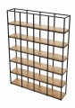 Nowoczesny regał w stylu LOFT serii TOKYO WOOD na książki