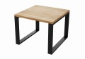 Minimalistyczny mały kwadratowy stolik LOFT