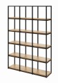 Pojemny regał loft na książki serii TOKYO WOOD