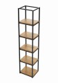 Regał Słupek 177x40x34 cm TOKYO WOOD NA DEKORACJE