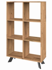 Regał dębowy LOFT TOLEDO BOX H3S2