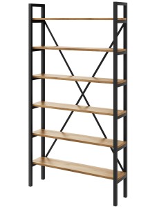 Regał MEDIUM na książki LOFT 190 x 60-160 x 20 cm D6
