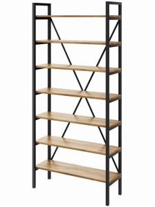 Regał MEDIUM na książki LOFT 220 x 60-160 x 30 cm D7
