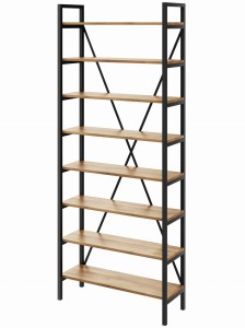Regał MEDIUM na książki LOFT 245 x 60-160 x 30 cm D8