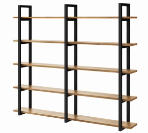 Półka wisząca na książki LOFT MEDIUM+R D5 60-160cm H:140