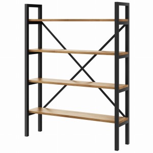 Regał MEDIUM na książki LOFT 130 x 60-160 x 40 cm D4