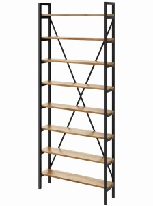 Regał MEDIUM na książki LOFT 245 x 60-160 x 40 cm D8