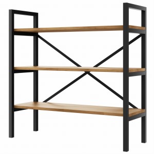 Regał MEDIUM na książki LOFT 100 x 60-160 x 40 cm D3