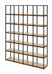 Regał WOOD BOX | 212x160 Nowoczesny Industrial LOFT