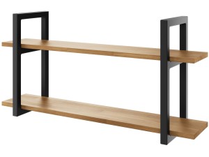 Półka wisząca na książki LOFT MEDIUM D2 60-160cm H:50