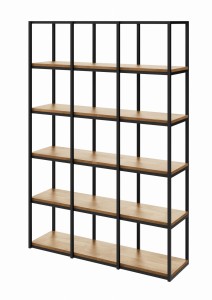 Regał WOOD BOX | 177x120 Nowoczesny Industrial LOFT