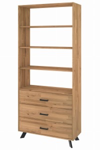 Regał dębowy LOFT TOLEDO P4S3