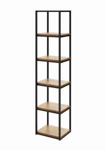 Regał WOOD BOX | 177x40 Nowoczesny Industrial LOFT