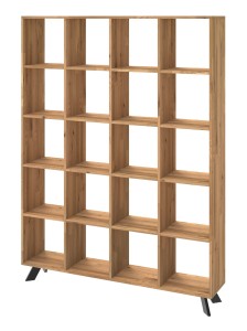 Regał dębowy LOFT TOLEDO BOX H5S4