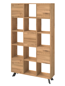 Regał dębowy LOFT TOLEDO BOX H5S3-D