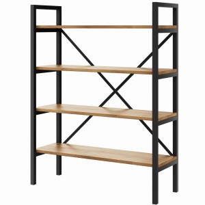 Regał MEDIUM na książki LOFT 130 x 60-160 x 30 cm D4