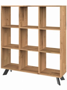 Regał dębowy LOFT TOLEDO BOX H3S3
