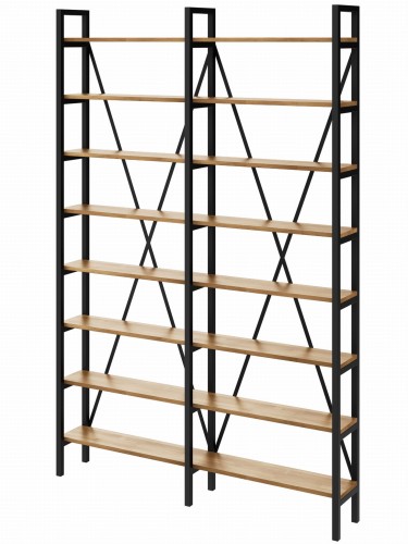 Wysoki minimalistyczny regał w stylu LOFT