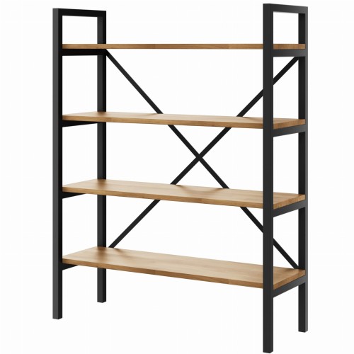 Regał serii Nebraska na książki w stylu LOFT
