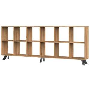 Regał dębowy LOFT TOLEDO BOX H2S6