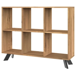 Regał dębowy LOFT TOLEDO BOX H2S3