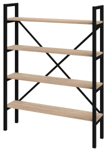 Regał MEDIUM-LAM na książki LOFT 130 x 60-100 x 20 cm D4
