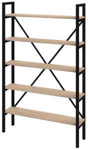 Regał MEDIUM-LAM na książki LOFT 160 x 60-100 x 20 cm D5