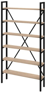 Regał MEDIUM-LAM na książki LOFT 190 x 60-100 x 20 cm D6