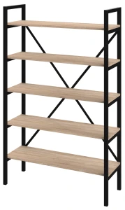 Regał MEDIUM-LAM na książki LOFT 160 x 60-100 x 30 cm D5