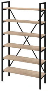 Regał MEDIUM-LAM na książki LOFT 190 x 60-100 x 30 cm D6