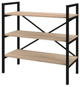 Regał MEDIUM-LAM na książki LOFT 100 x 60-100 x 40 cm D3