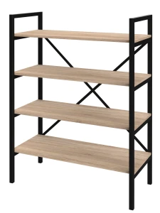Regał MEDIUM-LAM na książki LOFT 130 x 60-100 x 40 cm D4