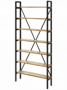 Regał MEDIUM na książki LOFT 220 x 60-160 x 20 cm D7