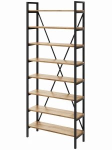 Regał MEDIUM na książki LOFT 245 x 60-160 x 30 cm D8