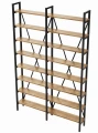 Wysoki regał w stylu LOFT serii Nebraska+R