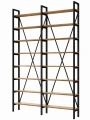 Wysoki regał w stylu LOFT serii Nebraska+R