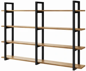 Półka wisząca na książki LOFT MEDIUM+R D4 60-160cm H:110