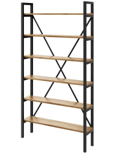 Regał MEDIUM na książki LOFT 190 x 60-160 x 40 cm D6