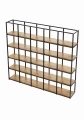 Nowoczesny minimalistyczny regał TOKYO WOOD