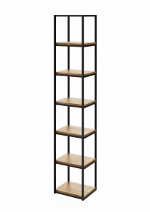 Regał WOOD BOX | 212x40 Nowoczesny Industrial LOFT