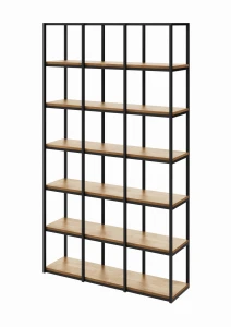 Regał WOOD BOX | 212x120 Nowoczesny Industrial LOFT