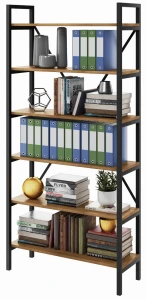Regał biurowy MEDIUM Office na segregatory 210x60-160x30 cm Loft Industrial D6