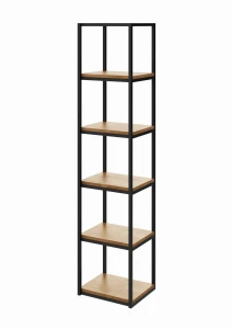 Regał WOOD BOX | 177x40 Nowoczesny Industrial LOFT