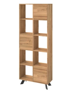 Regał dębowy LOFT TOLEDO BOX H5S2-D