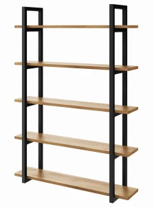 Półka wisząca na książki LOFT MEDIUM D5 60-160cm H:140