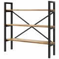 Regał Nebraska na książki w stylu Loft 100x100x20/26