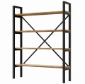 Minimalistyczny regał serii Nebraska na książki w stylu LOFT